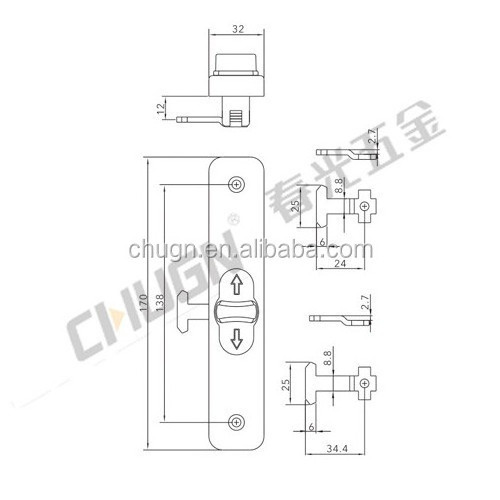 Slide door handle lock