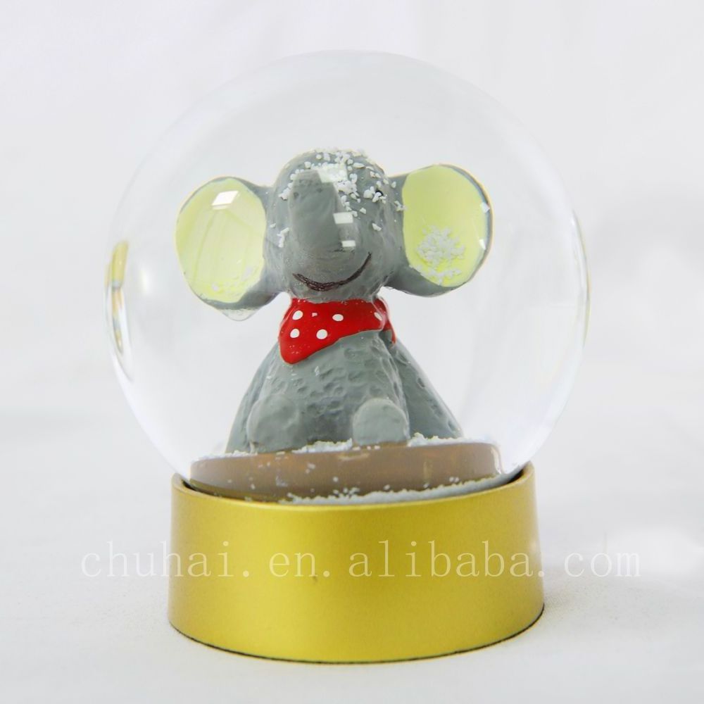 Monkey Resin Snow Globe Anime and Music Themed Water Globe Unique Wedding Souvenir from Factory