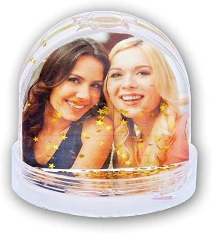 Personalized Photo Frame Water Globe Custom Snow Ball Christmas Wedding Decoration High Quality Plastic Material Home Decor