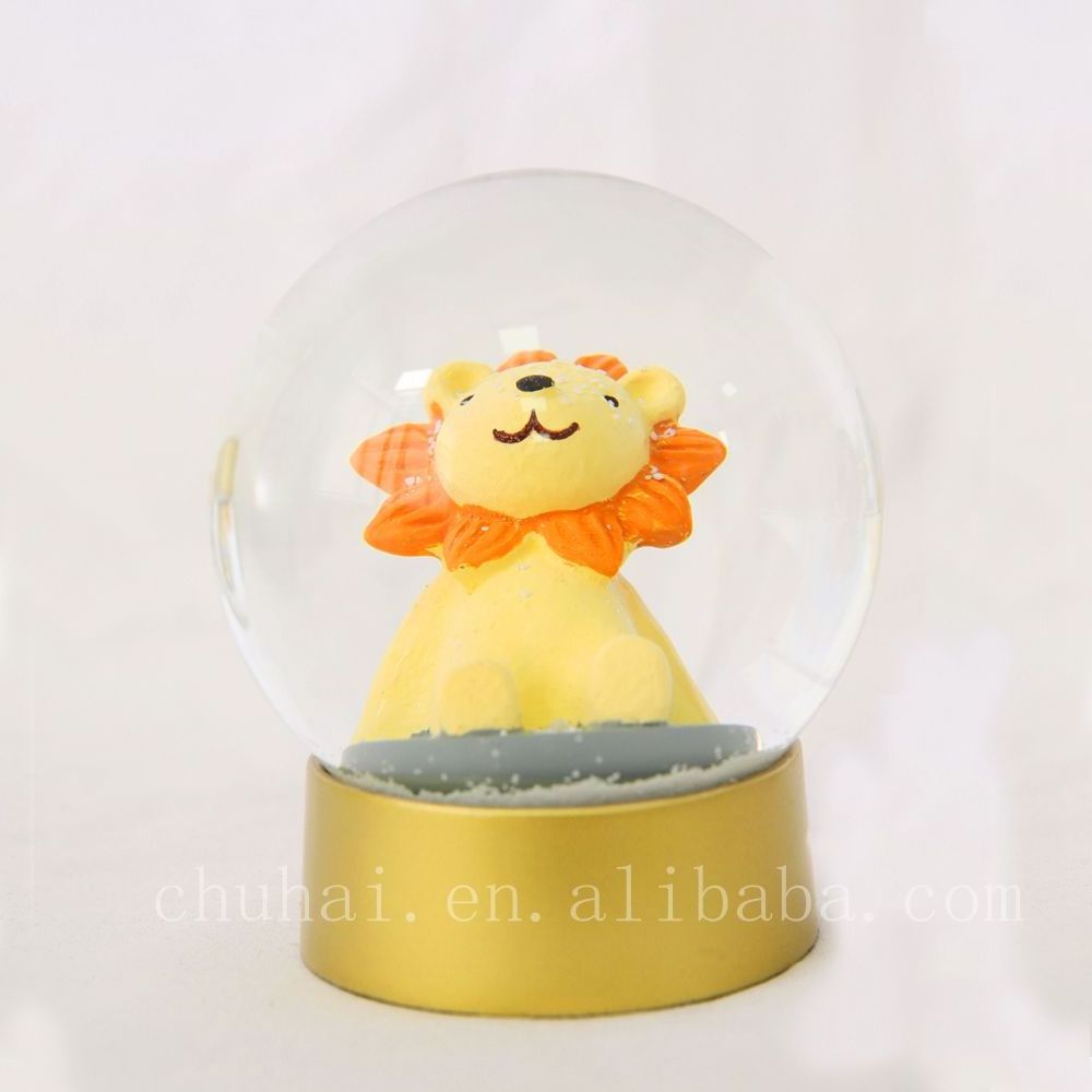 Monkey Resin Snow Globe Anime and Music Themed Water Globe Unique Wedding Souvenir from Factory