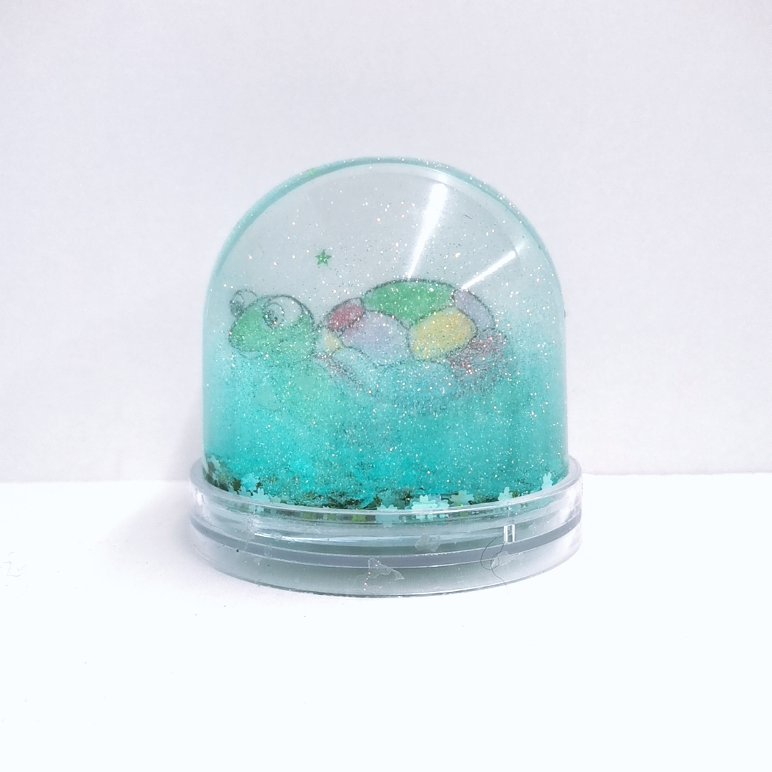 Wholesale Kids Interactive DIY Photo Frame Plastic Water Snow Globe Craft from China Factory Empty Snow Globe