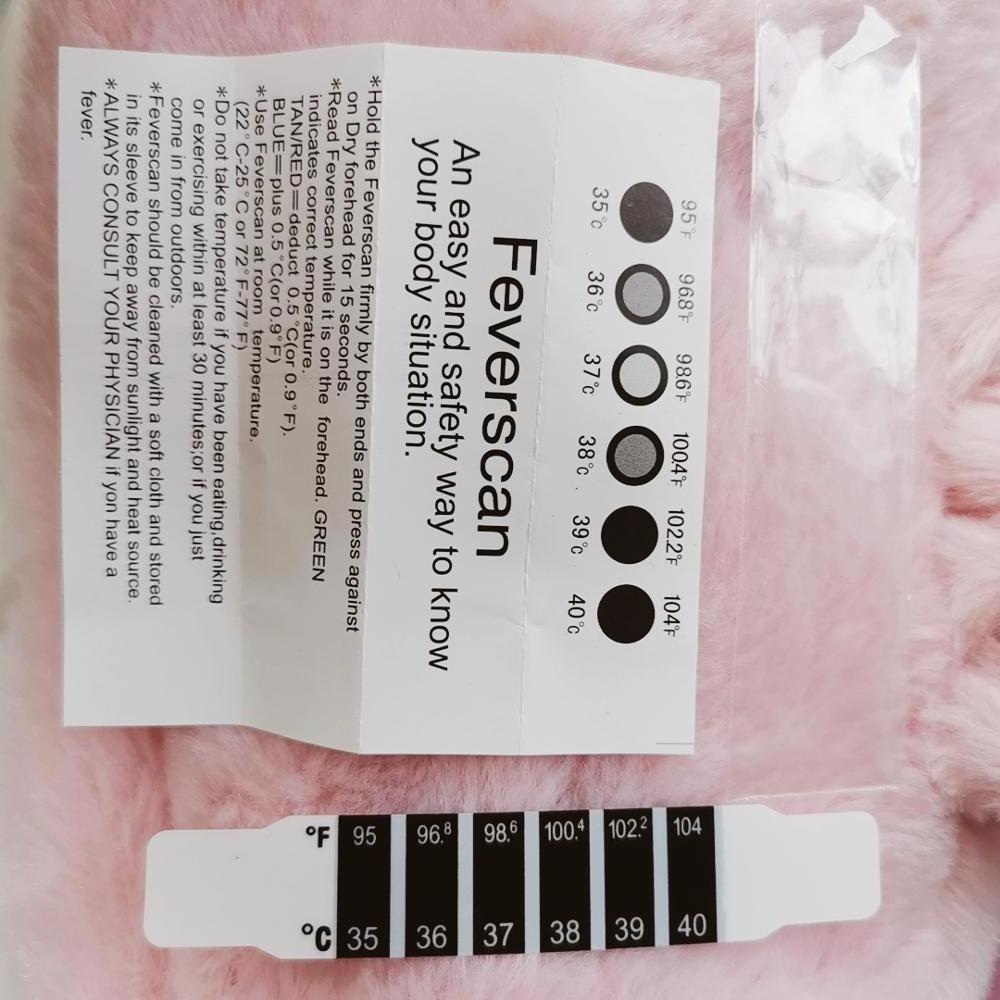 High Quality 1C Plastic Disposable Baby Fever Strip Thermometer for Household Use