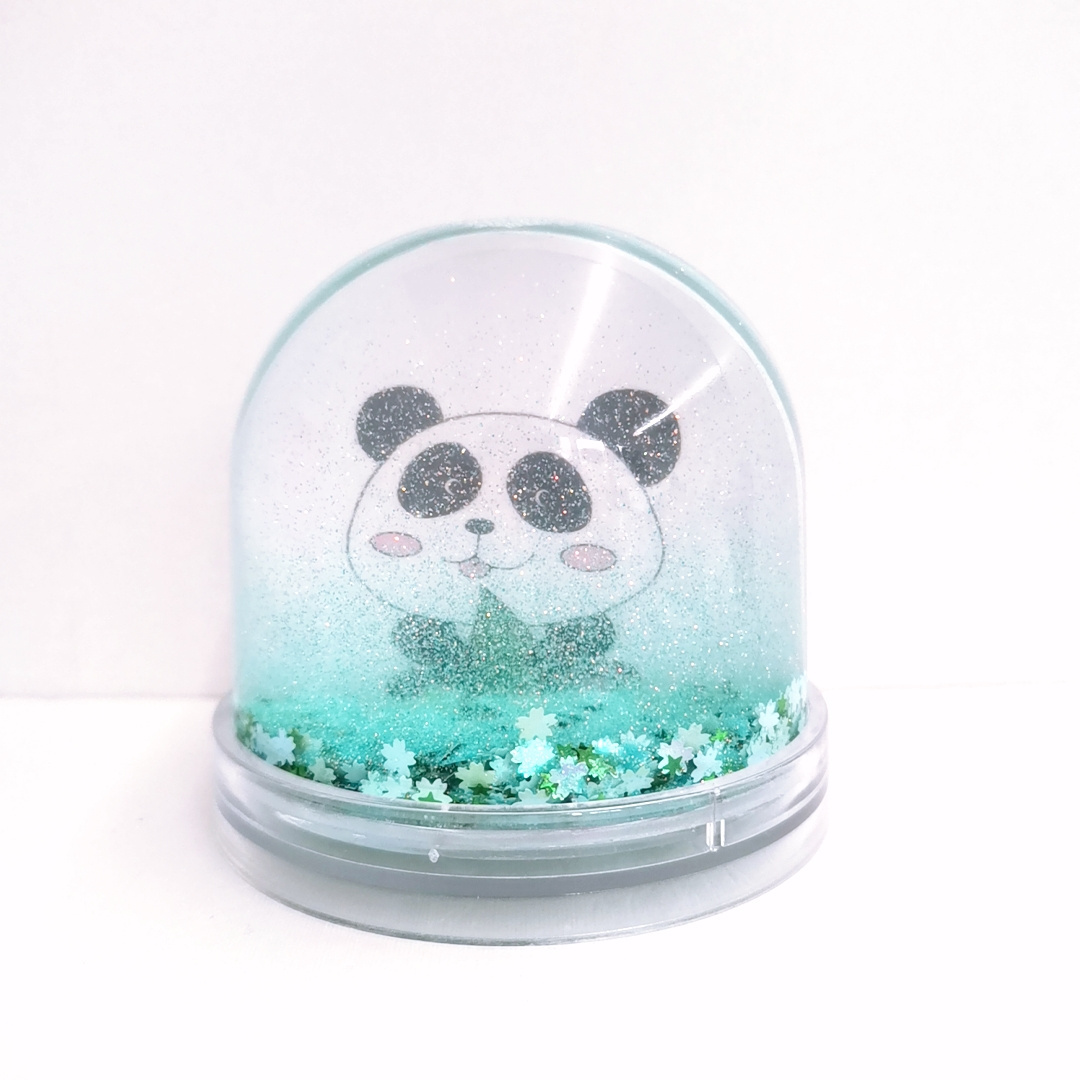 Large Transparent Plastic Snow Globe Photo Frame DIY Dome Glitter Water Snow Ball Frame PS Type Photo Marco Frame