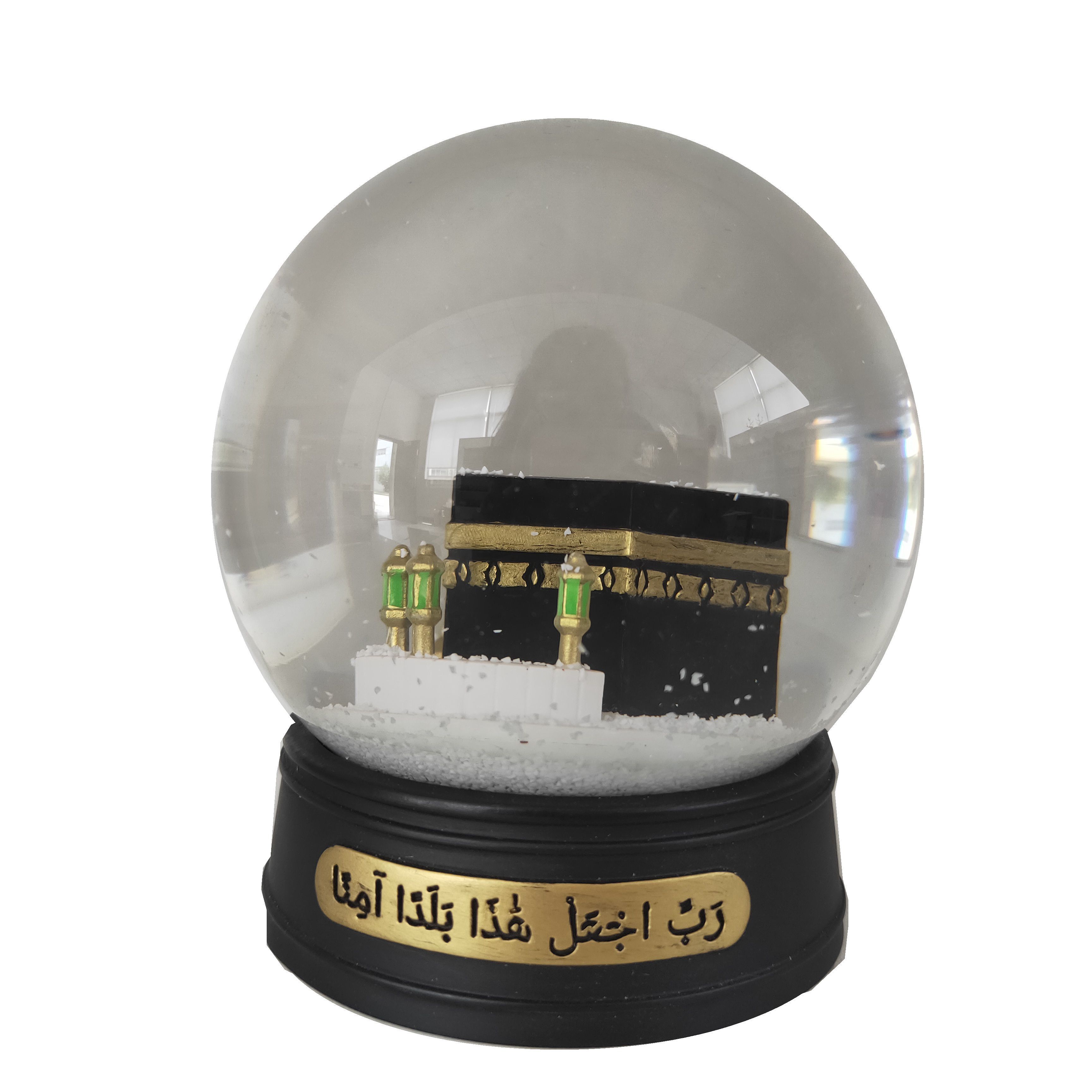 Manufacture Custom 100mm Big Size World City Snow Globes