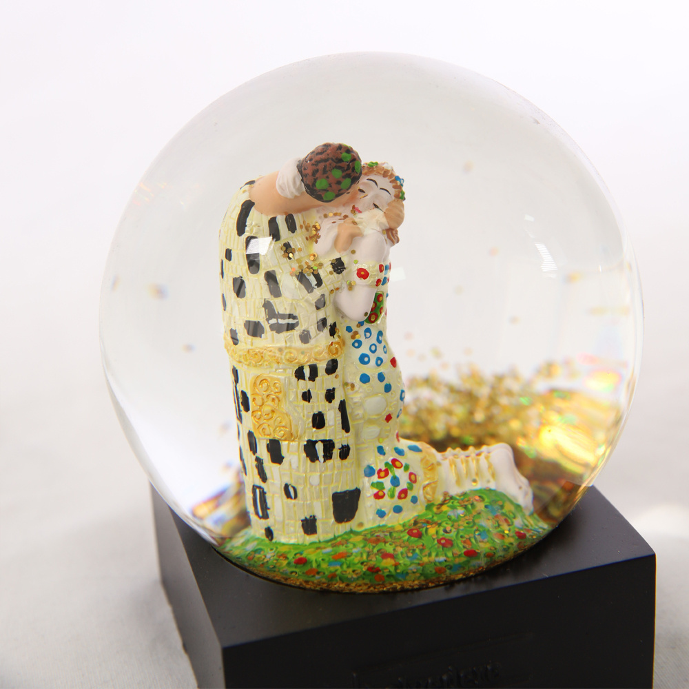 Custom Cartoon Style Snow Globe Wholesale Water Ball Snow Globe Music Themed Model in Resin Glass Sizes M from Manufacturer