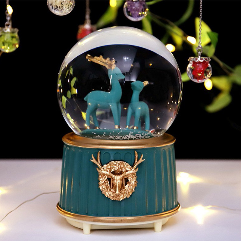 Personalized Christmas Snow Globe Hot Sale Resin Model of Fairy Unicorn Queen for Home Decoration Gifts Souvenirs Germany