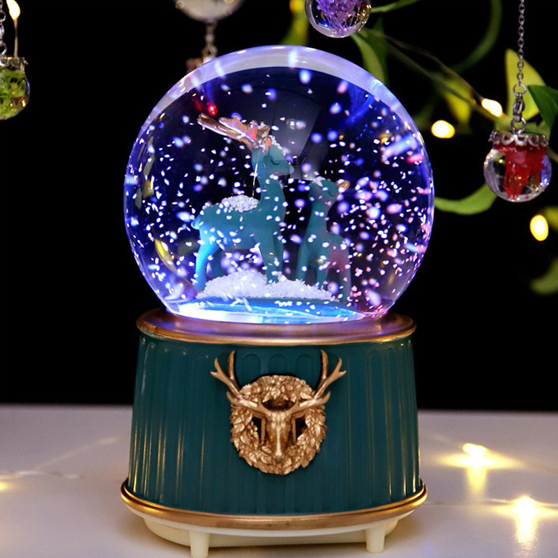 Personalized Christmas Snow Globe Hot Sale Resin Model of Fairy Unicorn Queen for Home Decoration Gifts Souvenirs Germany