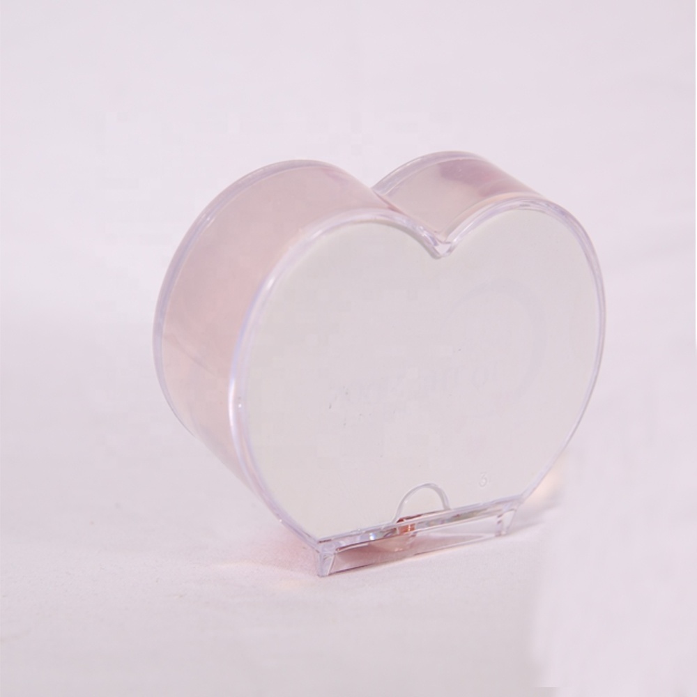 Acrylic Photo Frame with Glitter Plastic 3D Crystal Heart Shaped Frame for Wedding Souvenir Plastic Frames Genre