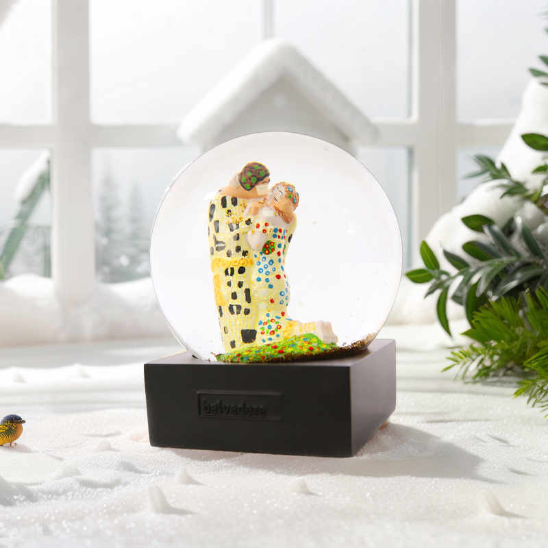 Custom Cartoon Style Snow Globe Wholesale Water Ball Snow Globe Music Themed Model in Resin Glass Sizes M from Manufacturer