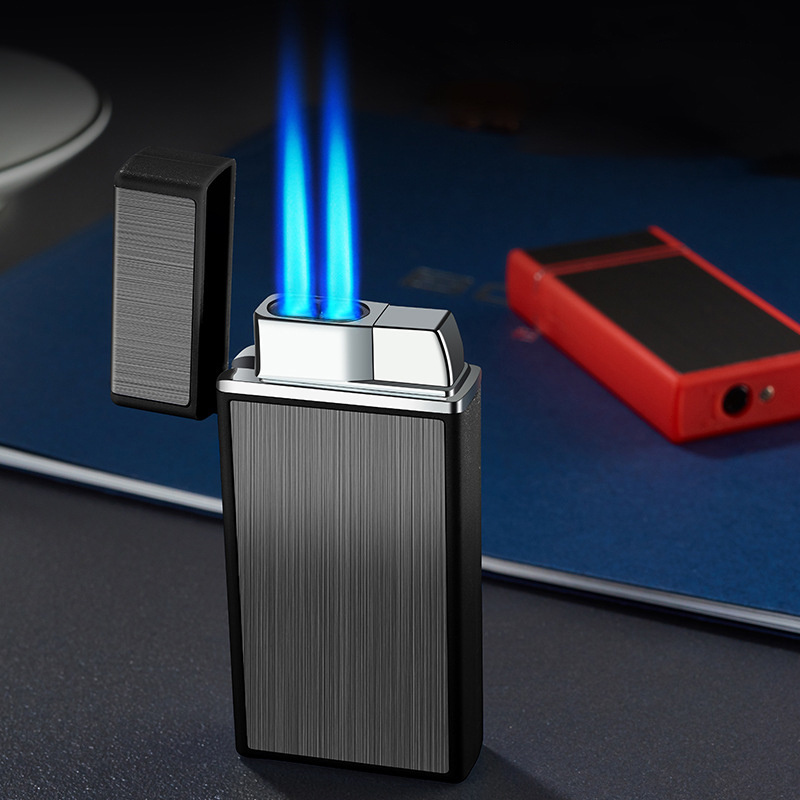 windproof Handle Gas Refillable cigarette lighter Custom Logo Design Jet torch lighter