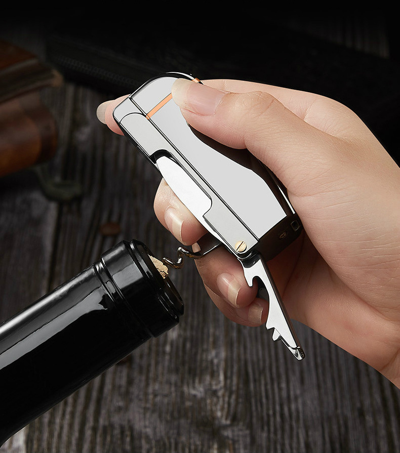 2020 Multi-function Plasma USB Lighter Rechargeable Lighter With Knife Gadgets For Man