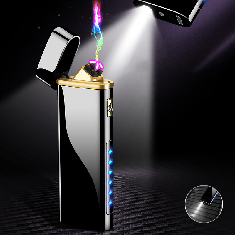 electronic New Arrival Cheapest USB Recharged Lighter With Logo Customized Electric Lighter