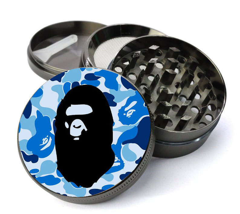 Custom print logo metal manual Aluminum alloy 40mm crusher grinder bud grinders