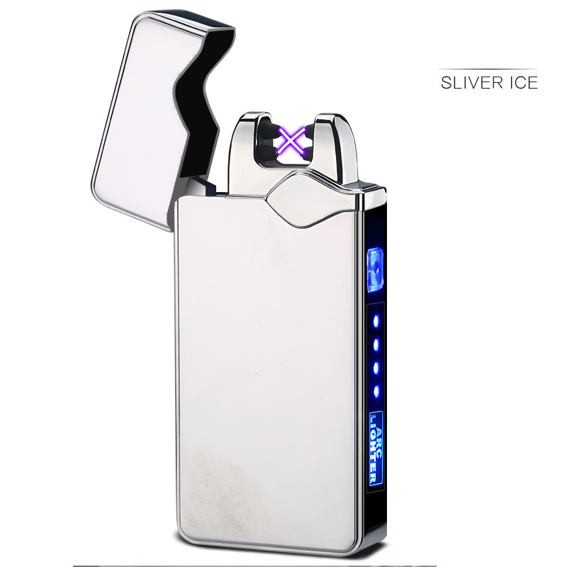 2022 hot sale cheap cigarette cigar USB dual arc electronic charging lighter