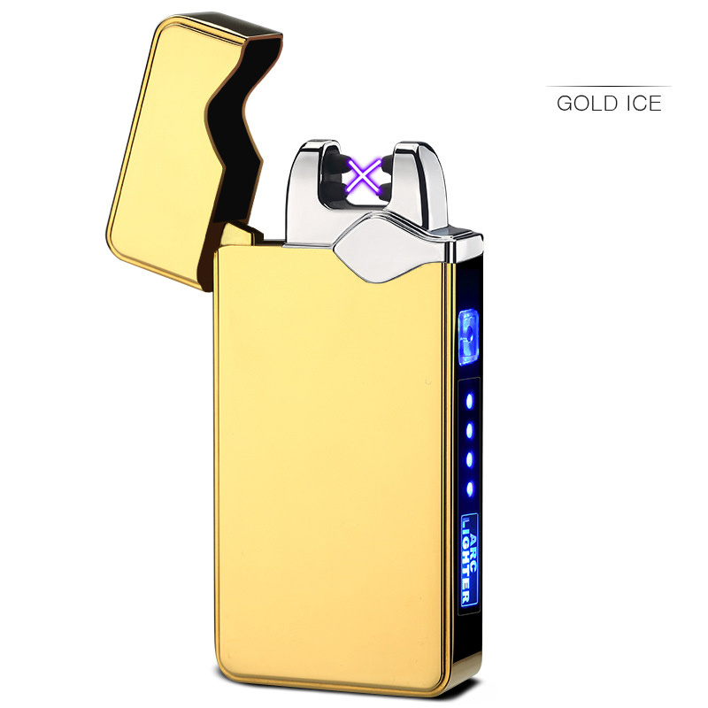 2022 hot sale cheap cigarette cigar USB dual arc electronic charging lighter