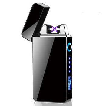 2020 Luxurey Flameclub Electronic Flameless Double USB Pulse Dual Arc Lighter