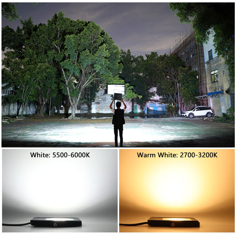 Ultra Thin LED Flood Light Lamp Spotlights Street Lights CE Natural 220V AC 10W 20W 30W 50W 100W 150W 200W IP66 Warm Cold White