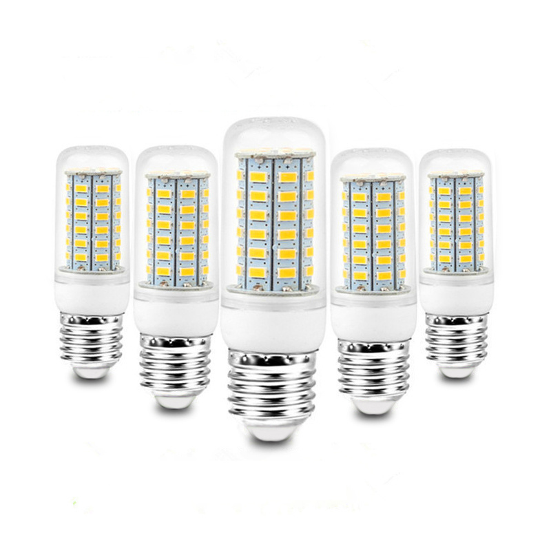 E27 E14 Base LED Corn Light Bulb 7W 12W 15W 20W 25W 30W High Brightness Warm Cool White AC 220V for Home Decoration Lighting