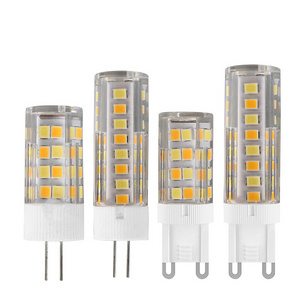 G4 G9 LED Light Bulbs Ceramic Corn Lamp Two-color Light Source 3000K 4000K 6000K Three-color Lamp 220V Voltage Input 5W 7W