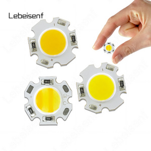 Constant Voltage DC 12V 24V 3W 5W 7W LED COB Chip 11mm Surface Light Source 20mm Aluminum White Warm Dual Color 2600-6500K Lamp