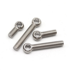 High precision 304 stainless steel long shank swing bolt M12 M24 lifting eye bolt