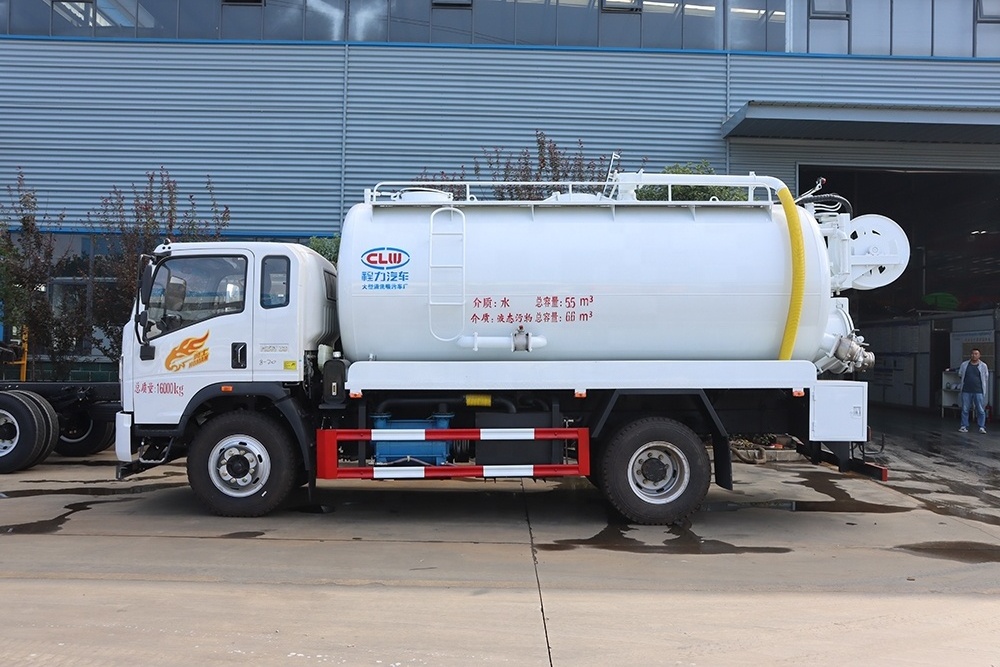 Factory Price Sinotruck Haoman 12 CBM sewage suction and high pressure jetting truck