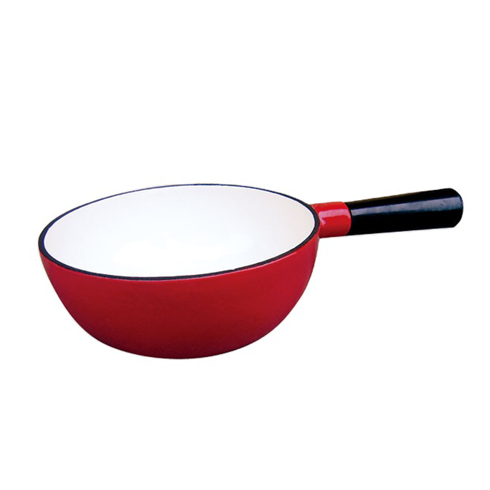 ChuiHua Marketing capsule bottom stainless steel sauce pan non stick sauce pan 22 cm sauce pan red color with lid