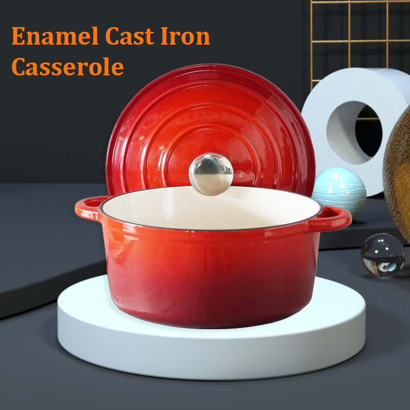 Hot Sale Enamel  Non-Stick  Cookware Pot Set  Wholesale Cast Iron Cookware  Cast Iron Dutch Oven