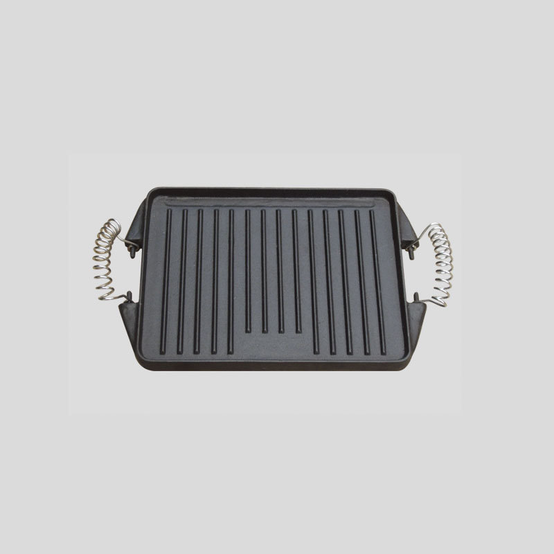 Vegetable Oil Fajita Pan Cast Iron Sizzler Plate grill pan