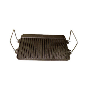 Vegetable Oil Fajita Pan Cast Iron Sizzler Plate grill pan