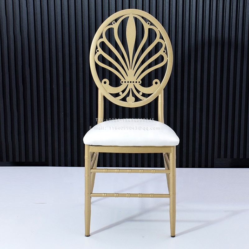 Wholesale Dubai Hotel Velvet Chivari Chair for Weddings New Design Metal Chairs for Dining Outdoor Living Room Use Hot Sale