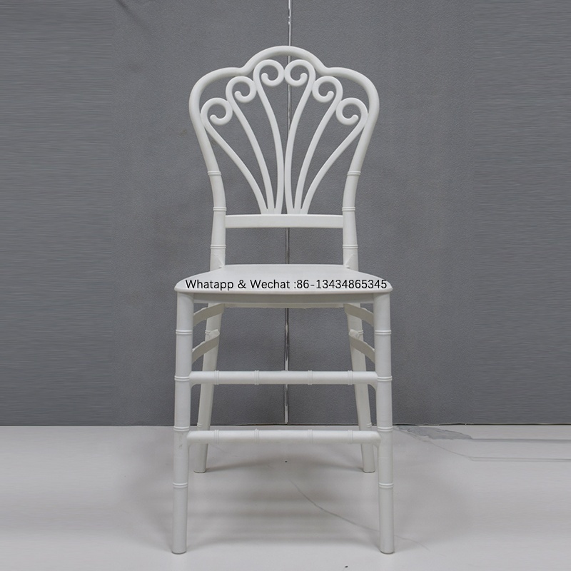 Cheap Price Wholesale Hotel Event Throne Chair Stackable Plastic Chairs for Wedding