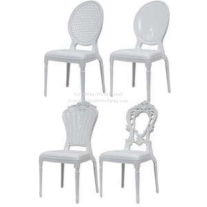 Cheap Hall Durable Dining Chair for  Home Bar Outdoor Hotel Use Rental pp Plastic event wedding Banquet stackable Chiavari Chair