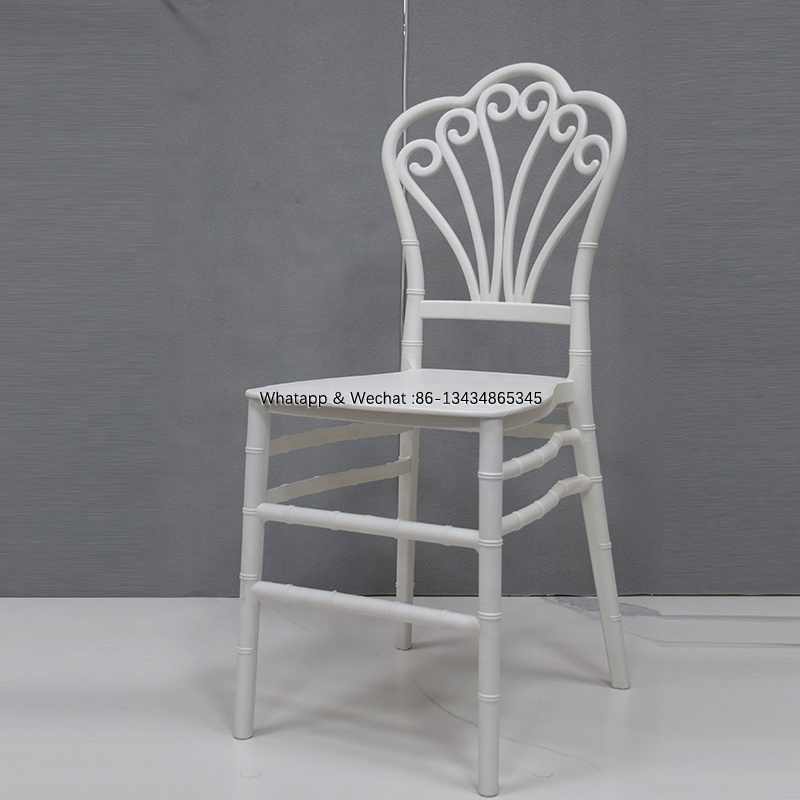 Cheap Price Wholesale Hotel Event Throne Chair Stackable Plastic Chairs for Wedding