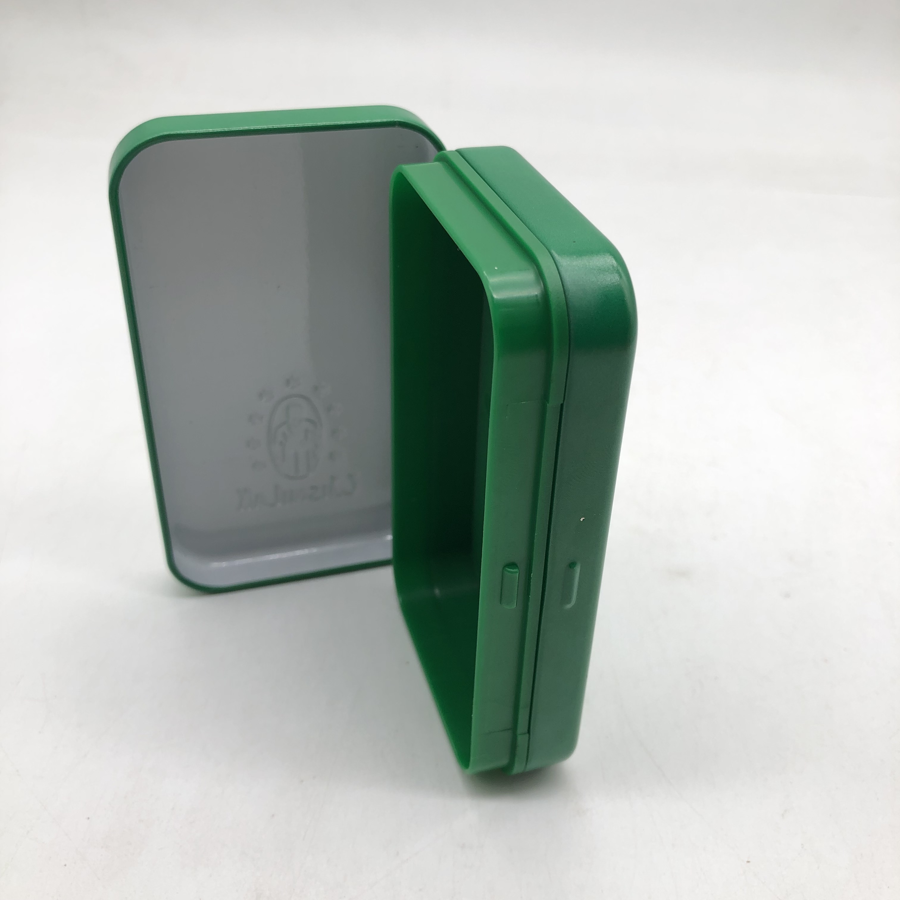 hinged lid rectangle tin box for cigarette