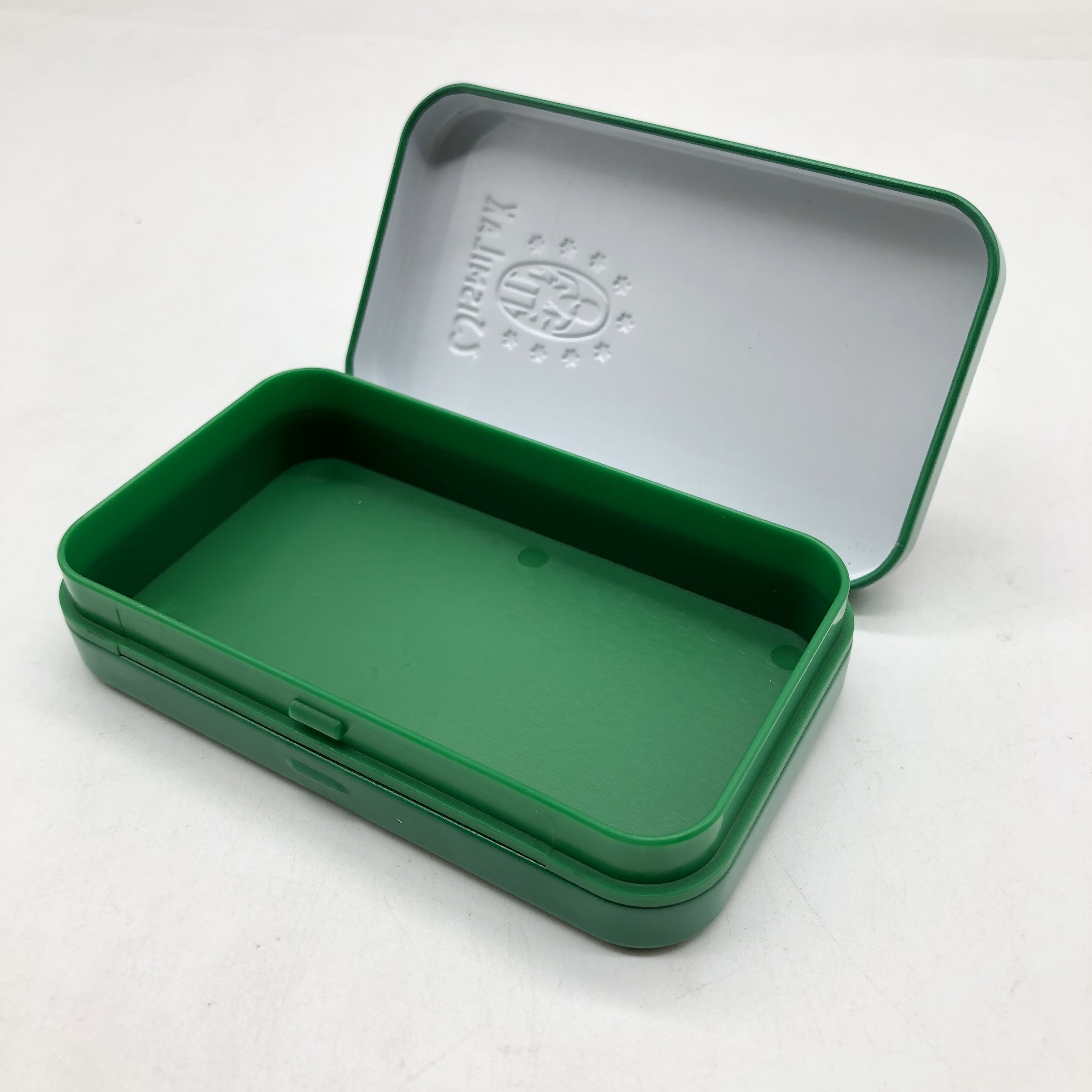 hinged lid rectangle tin box for cigarette