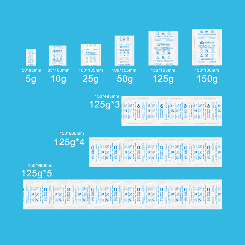 Silica Gel Replaced by Calcium Chloride Desiccant Sachets 25g