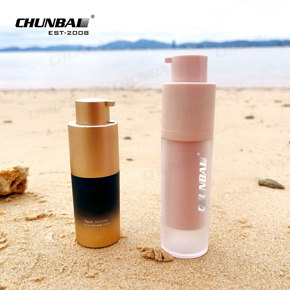 custom empty Luxury twist 15ml 30ml 50ml 100ml Frosted Cream cosmetic lotion serum plastic spray acrylic Airless Pump Bottle