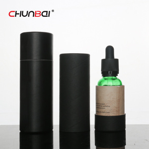 Low Shipping Matte Black Glass 100ml Bottle Dropper Bottle 15ml 30ml 60ml Cool Amber Gold Glass Dropper Bottles With Box