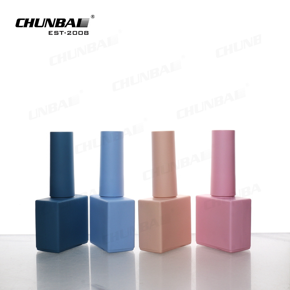 Mini Luxury Cute Fancy Custom Made Small Private Label 10ml Rectangle Private Label Nail Polish Bottle With Brush