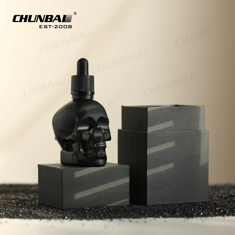 30Ml 60Ml 120Ml 1Oz Child Proof Skull Shaped Bottle Skull Perfume Bottle Colored Skull Bottle