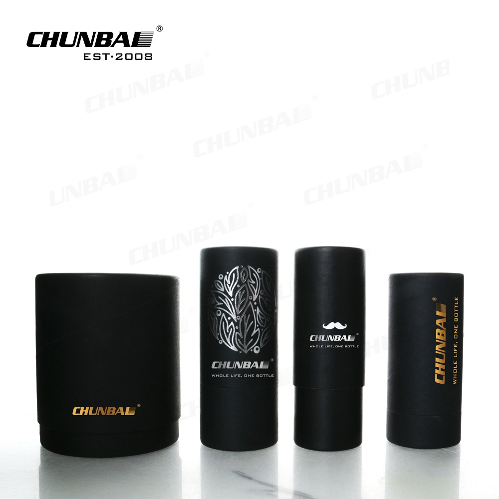 Wholesale Luxury Cylinder Paperboard Childproof Tea Tube Packaging Paper Cosmetic Canister Cylinder Packaging Box