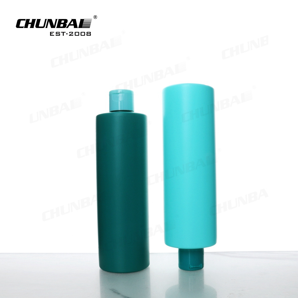 Skincare HDPE 40ml 2 Oz 100ml 8oz 250ml Press Disc Round Flat Flip Top Cap Plastic Shampoo Squeeze Bottle