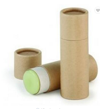 Eco Friendly Fashion Design Cardboard Refillable Cylinder Twist Up Lip Balm Container Chapstick Paper Lip Balm Tubes