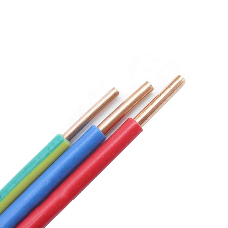 16mm 25mm 35mm 50mm 70mm 95mm PVC Insulated Copper Conductor Single Core Solid BV Wire