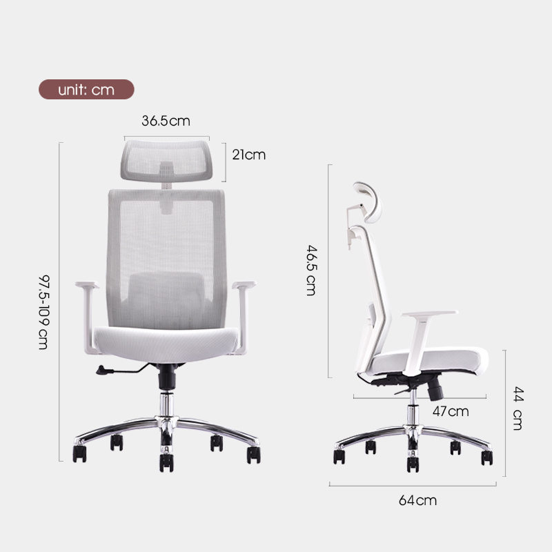 Chunchen Ergonomic Office Leisure  high back Upholstery  Mesh fabric Executive office chair