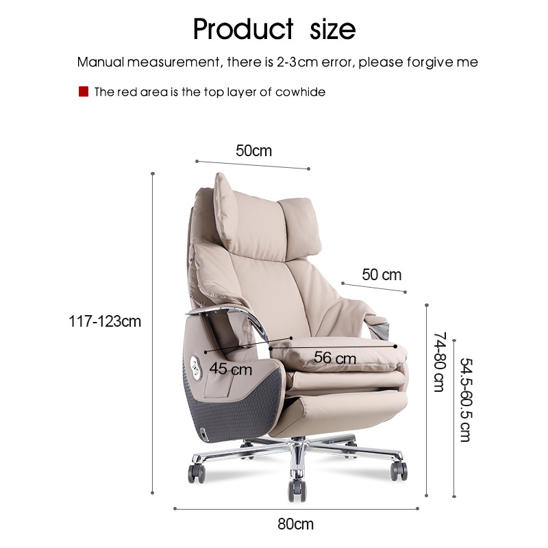 wholesale luxury genuine leather electric executive office chair custom lift chair recliner electric recliner chair for sale