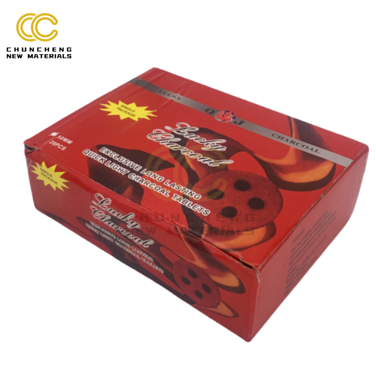 Long Time Burning Charcoal Single plastic bag packaging Hookah Charcoal for shisha quick light Instant incense charcoal