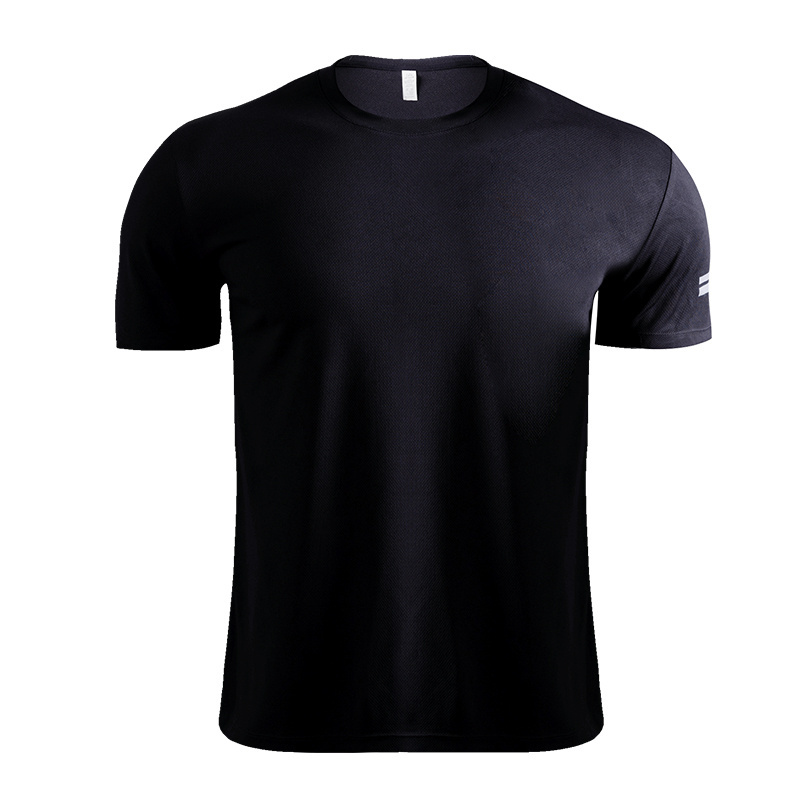 Custom Men's Quick Dry Sports T-Shirt Breathable Running Fitness shirt Summer Casual Compression Short Sleeve T Shirt