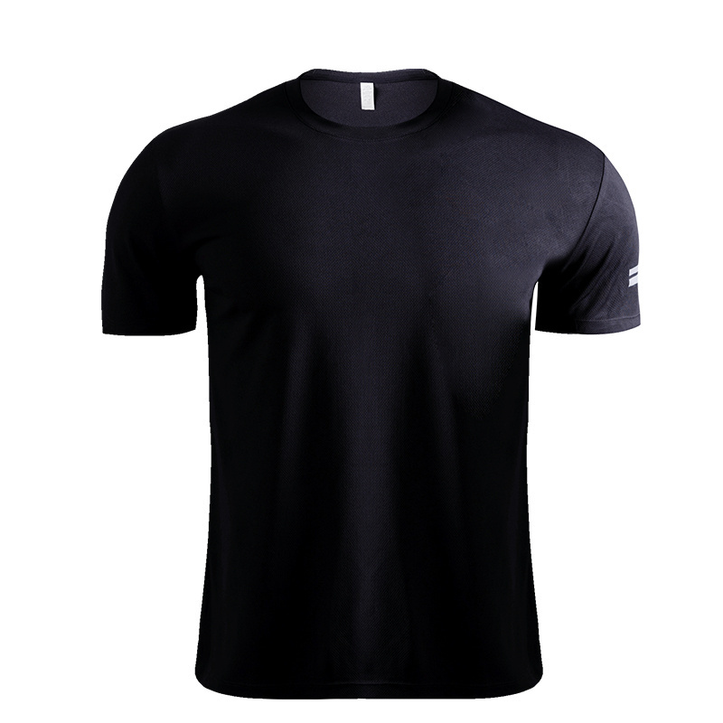 Custom Men's Quick Dry Sports T-Shirt Breathable Running Fitness shirt Summer Casual Compression Short Sleeve T Shirt